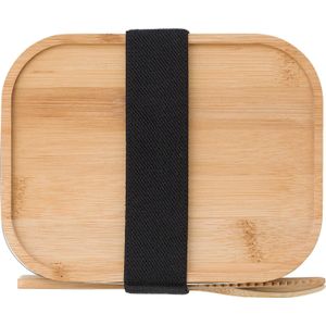 9 st. met jouw logo | RVS lunchbox Esme | bruin