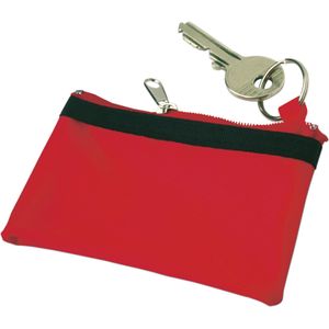 150 st. met jouw logo | Fleurige sleutel-etui | rood