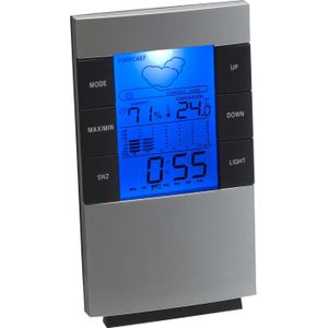 25 st. met jouw logo | Weerstation Prospect | zilver
