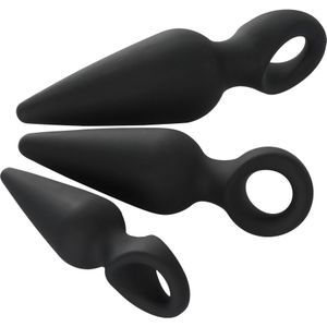3-teiliges Analplug-Set