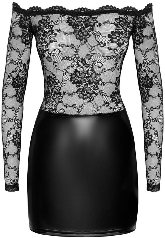 Minikleid „Orgia Exclusive“ im stilvollen Material-Mix