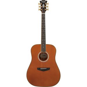 D'Angelico Excel Lexington Dreadnought E Vintage Natural elektrisch-akoestische westerngitaar met gigbag