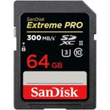 SanDisk Extreme PRO SDHC UHS-II 64GB microSD kaart