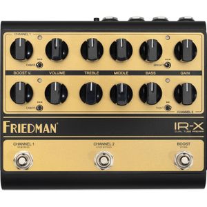 Friedman IR-X Dual Tube Preamp & DI gitaar voorversterker met 12AX7 buizen