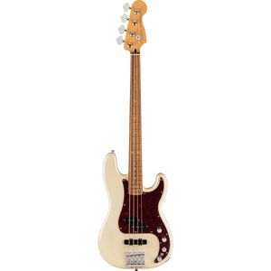 Fender Player Plus Precision Bass Olympic Pearl PF elektrische basgitaar met gigbag