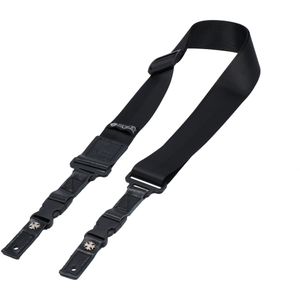 Fazley NILO QRS-BLK Quick Release gitaarband nylon zwart