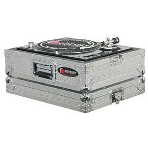 Odyssey FTTDIA case voor Technics 1200-stijl draaitafel silver diamond