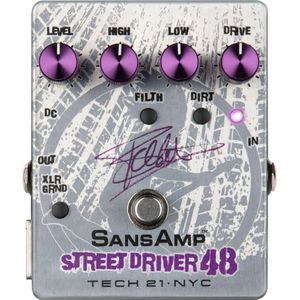 Tech 21 SansAmp Street Driver 48 Frank Bello Signature basgitaar effectpedaal