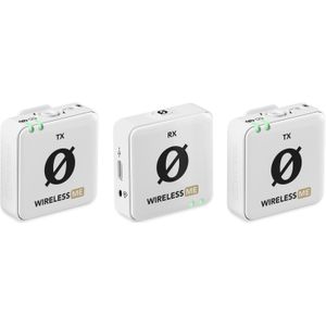 Rode Wireless ME Dual draadloze dasspeldmicrofoon wit