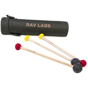RAV Vast mallets voor tongue drums (set van 3) incl. hoes
