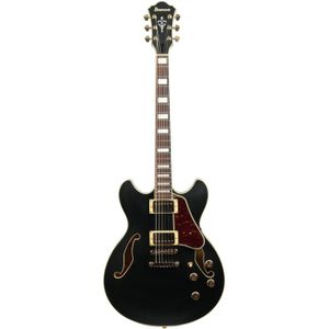 Ibanez AS73G Artcore Black Flat semi-akoestische gitaar