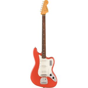 Fender Vintera II 60s Bass VI RW Fiesta Red met gigbag