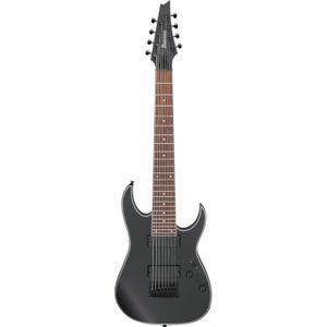 Ibanez RG8EX Black Flat 8-snarige elektrische gitaar