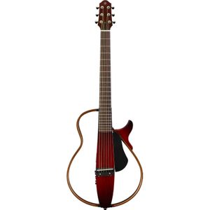 Yamaha SLG200S Crimson Red Burst Silent Guitar elektrisch-akoestische westerngitaar