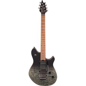 EVH Wolfgang Standard QM Baked Maple Black Fade elektrische gitaar