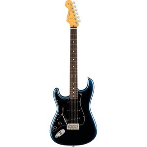 Fender American Professional II Stratocaster LH Dark Night RW linkshandige elektrische gitaar met koffer