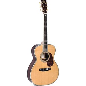 Sigma Guitars 000T-42 Aging Toner Gloss akoestische westerngitaar met softshell case
