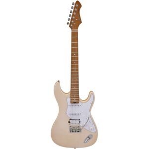Aria Pro II Hot Rod Collection 714-MK2 Fullerton Marble White elektrische gitaar