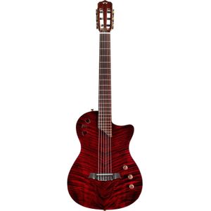 Cordoba Fusion Stage Guitar Garnet Gloss elektrisch-akoestische klassieke gitaar met gigbag