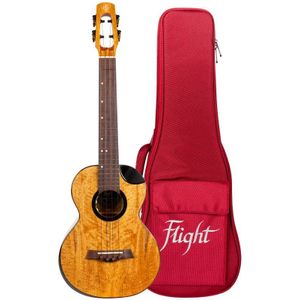 Flight Royal Series Fireball EQ-A Tenor elektrisch-akoestische tenor ukelele met gigbag