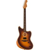 Fender Acoustasonic Player Jazzmaster 2-Color Sunburst elektrisch-akoestische gitaar met gigbag