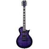 ESP LTD Deluxe EC-1000QM See Thru Purple Sunburst elektrische gitaar