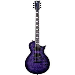 ESP LTD Deluxe EC-1000QM See Thru Purple Sunburst elektrische gitaar