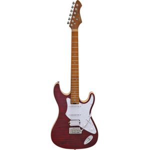 Aria Pro II Hot Rod Collection 714-MK2 Fullerton Ruby Red elektrische gitaar