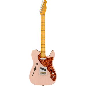 Fender American Professional II Telecaster Thinline MN Transparent Shell Pink met koffer