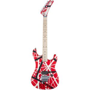 EVH Striped Series 5150 Red Black and White Stripes MN