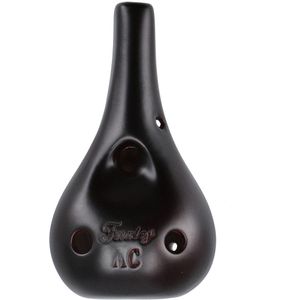 Fazley ProTune Ocarina 4CAC6SM Smoked alt ocarina in C majeur met 6 vingergaten