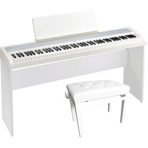 Korg B2-WH digitale piano wit + onderstel wit + pianobank wit