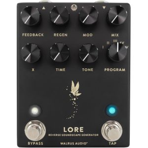 Walrus Audio Lore Black - Reverse Soundscape Generator Limited Edition