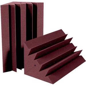 Auralex LENRD Burgundy 30x30x61cm bass trap rood (4-delig)