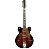 Gretsch G5422G-12 Electromatic Classic Hollowbody DC Single Barrel Burst 12-snarige semi-akoestische gitaar