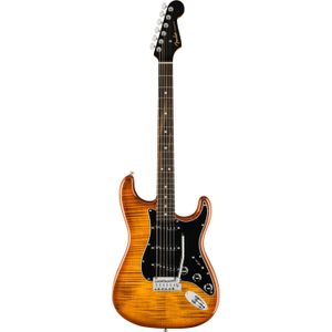 Fender Limited Edition American Ultra Stratocaster Tiger's Eye EB elektrische gitaar met koffer