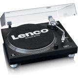 Lenco L-3809 Black direct-drive draaitafel met USB/PC encoding
