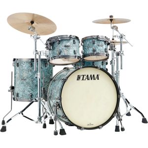 Tama MR42TZBNS-SLW Starclassic Maple Sky Blue Swirl 4d. shellset black hardware