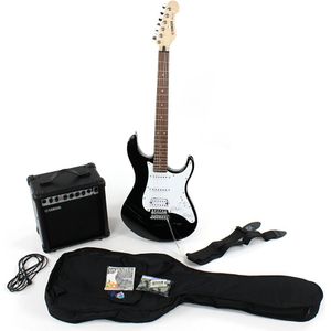 Yamaha EG112GPII elektrische gitaar set zwart