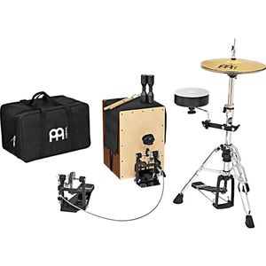 Meinl Cajon Drum Set met cajon, hihat, pedalen en accessoires