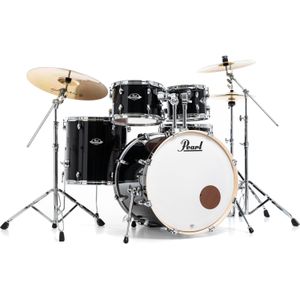 Pearl EXX725SBR/C31 Export Jet Black 5-delig drumstel