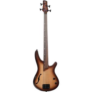 Ibanez SRH500F Bass Workshop Natural Browned Burst Flat