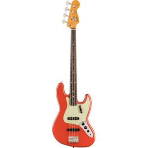 Fender Vintera II 60s Jazz Bass RW Fiesta Red elektrische basgitaar met deluxe gigbag