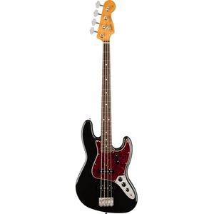 Fender Vintera II 60s Jazz Bass RW Black elektrische basgitaar met deluxe gigbag