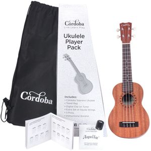 Cordoba Player Pack Soprano sopraan ukelele starter set