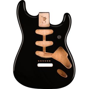 Fender Classic Series 60's Stratocaster SSS Alder Body Black losse elzenhouten solid body voor elektrische gitaar