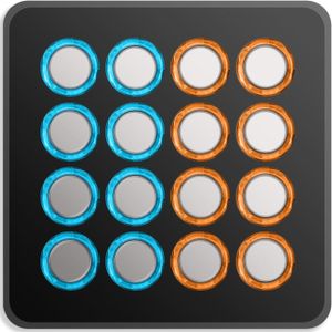 DJ TechTools Midi Fighter Spectra Silver button-controller