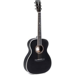 Sigma Guitars 000R Black Diamond elektrisch-akoestische western gitaar met softcase