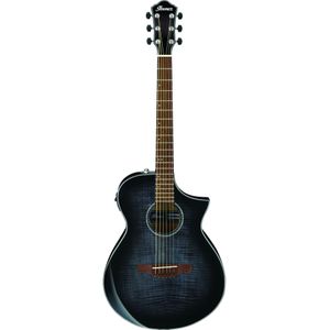 Ibanez AEWC400 Transparent Black Sunburst High Gloss elektrisch-akoestische westerngitaar