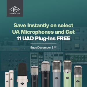 Universal Audio UA Sphere DLX modelling microfoon (promo)